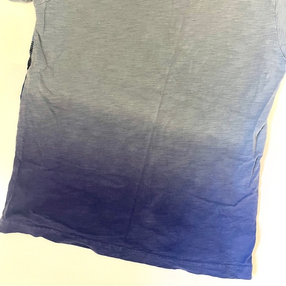 (women) uniqlo • hokusai blue gray ombré japanese graphic oversized tshirt - Picture 14 of 14